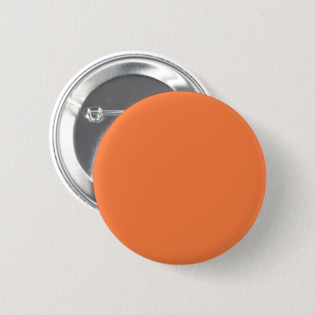 Badge Rond 5 Cm Solid orange mango apricot (Devant & derrière)