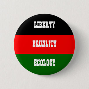 Badge Rond 5 Cm solidarité d'égalité de liberté