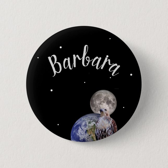 Badge Rond 5 Cm Solstice d'hiver : (Devant)