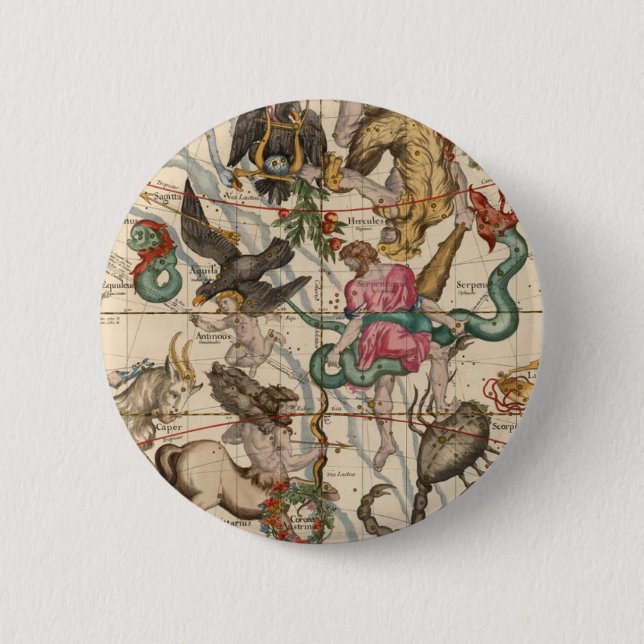 Badge Rond 5 Cm Solstice d'hiver (Devant)