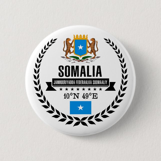 Badge Rond 5 Cm Somalie (Devant)