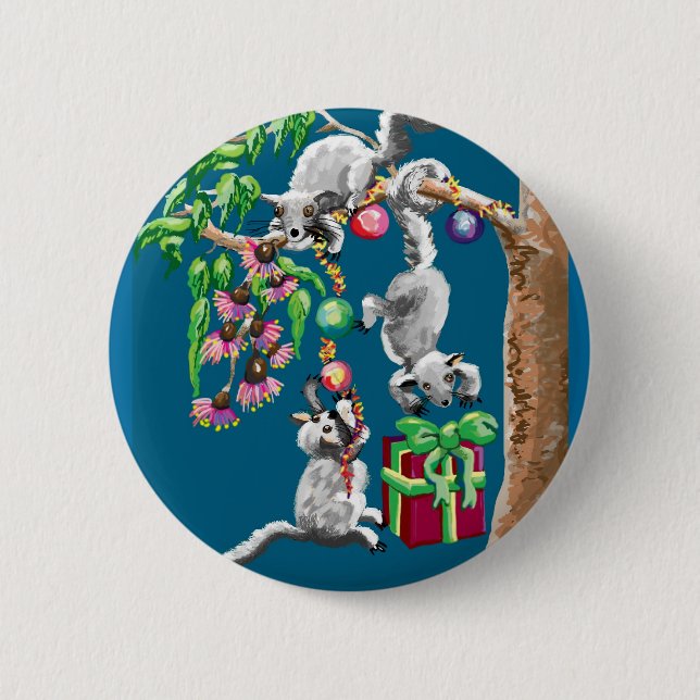 Badge Rond 5 Cm Sommes de Noël (Devant)