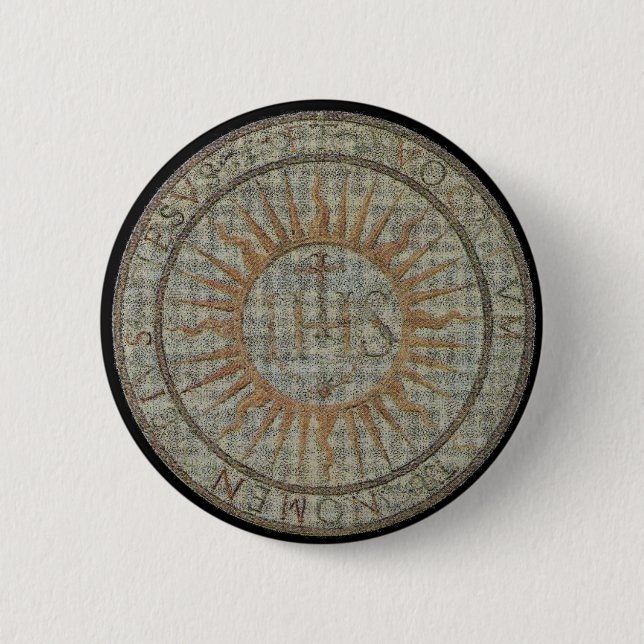 Badge Rond 5 Cm SON bouton (Devant)