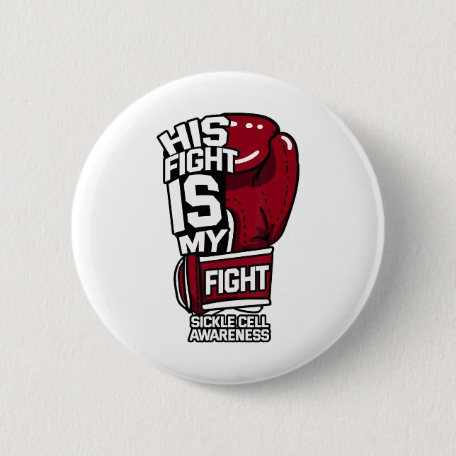 Badge Rond 5 Cm Son Combat Est Mon Combat Conscience Cellule Fauci (Devant)