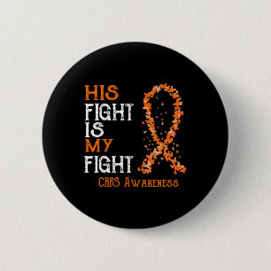 Badge Rond 5 Cm Son combat est mon combat CRPS Sensibilisation 1