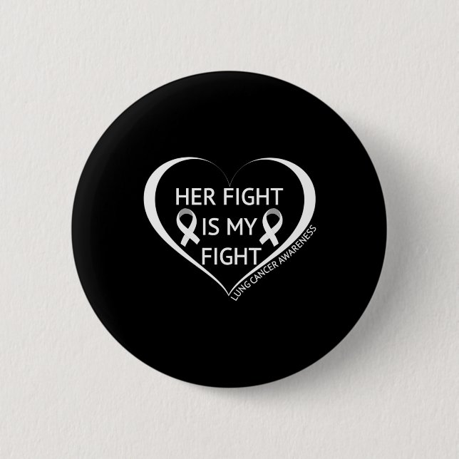 Badge Rond 5 Cm Son combat est mon combat Mois de sensibilisation  (Devant)