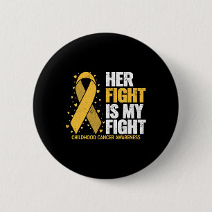 Badge Rond 5 Cm Son combat est mon combat pour la famille contre l