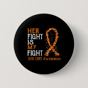 Badge Rond 5 Cm Son combat est mon combat RSD RCPS Sensibilisation