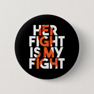 Badge Rond 5 Cm Son combat est mon combat soutien à la sclérose en