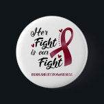 Badge Rond 5 Cm Son combat est notre lutte Cerveau Aneurysme Sensi<br><div class="desc">Aneurysme cérébral,  Cadeaux,  Combattants guerriers,  Soutien aux combats,  Cadeaux de sensibilisation à l'neurysme cérébral,  Mois de sensibilisation à l'neurysme cérébral,  Soutien Aneurysme cérébral,  Ribbon d'Aneurysme cérébral,  Soutien,  Soutien Aneurysme cérébral, </div>