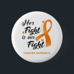Badge Rond 5 Cm Son combat est notre lutte contre la leucémie<br><div class="desc">Leucémie,  Dons,  Combattants,  Soutien À La Lutte,  Cadeaux De Sensibilisation À La Leucémie,  Mois De Sensibilisation À La Leucémie,  Soutien Leucémie,  Ruban Leucémie,  Soutien,  Soutien Leucémie, </div>