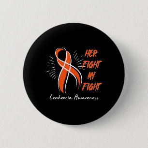 Badge Rond 5 Cm Son combat Ma lutte contre la leucémie Sensibilisa