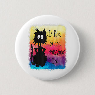 Badge Rond 5 Cm Son Im Fin Tout Est Beau Noir Noir Beau