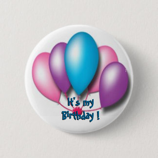 Badge Rond 5 Cm Son mon anniversaire