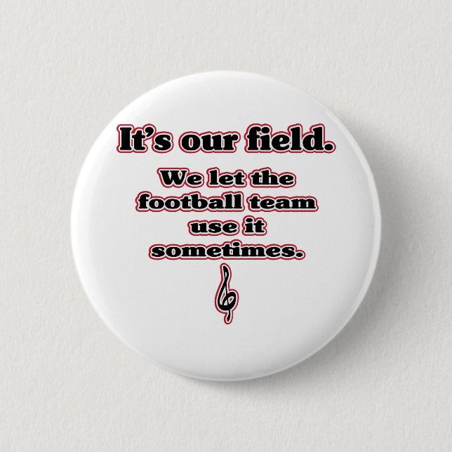 Badge Rond 5 Cm Son notre champ (Devant)