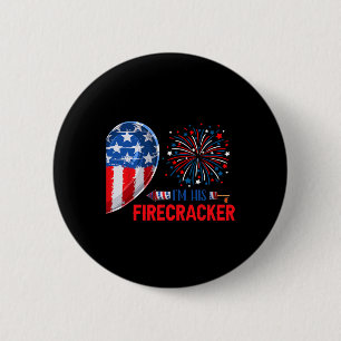 Badge Rond 5 Cm Son Pirate 4 Juillet Drôle Costume Couple Partie