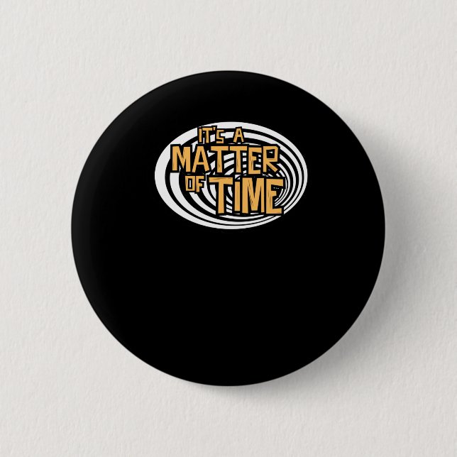 Badge Rond 5 Cm Son Podcast A Of Time (Devant)