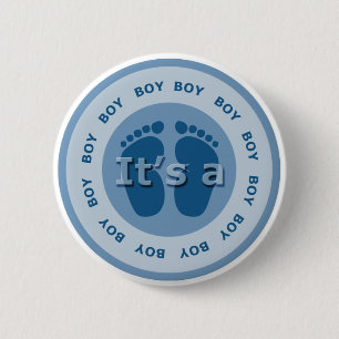 Badge Rond 5 Cm son un garçon