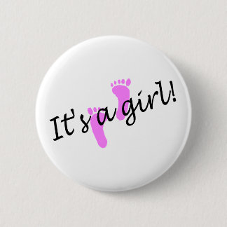 Badge Rond 5 Cm Son une fille