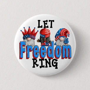 Badge Rond 5 Cm Sonnez la liberté 