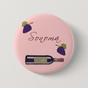 Badge Rond 5 Cm Sonoma