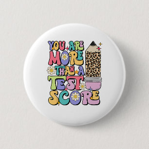 Badge Rond 5 Cm Sont Plus Qu'Un Test Score Enseignant Test Da Test