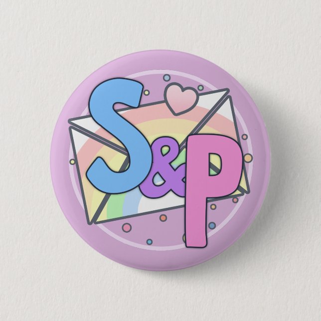 Badge Rond 5 Cm Sophie & Pudding (Devant)