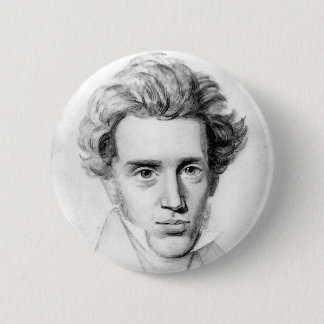 BADGE ROND 5 CM "SOREN KIERKEGAARD"