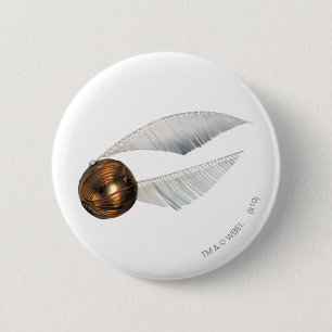 Badge Rond 5 Cm Sortilège Harry Potter   Vif d'or