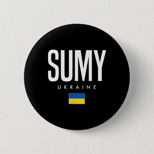 Badge Rond 5 Cm Soumy Ukraine  (Devant)