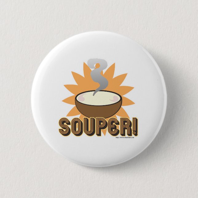 Badge Rond 5 Cm Souper ! (Devant)