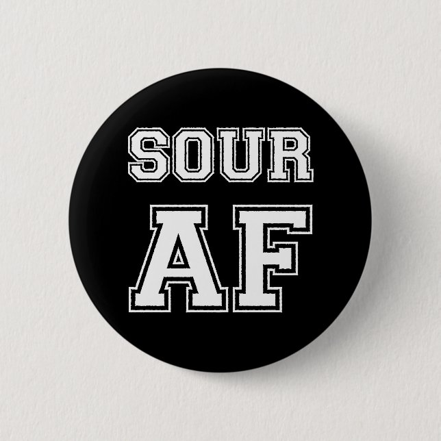 BADGE ROND 5 CM SOUR AF (Devant)