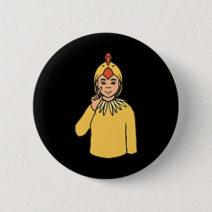 Badge Rond 5 Cm Sourds sourds à la main Asl Sensibilisation à la p