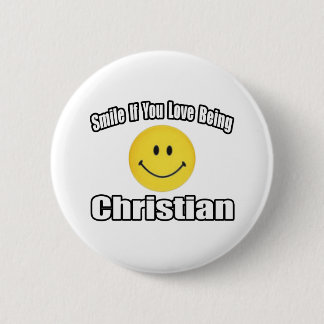 Badge Rond 5 Cm Souriez Si Vous Aimez Être Chrétien