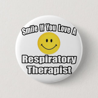 Badge Rond 5 Cm Souriez Si Vous Aimez Un Thérapiste Respiratoire
