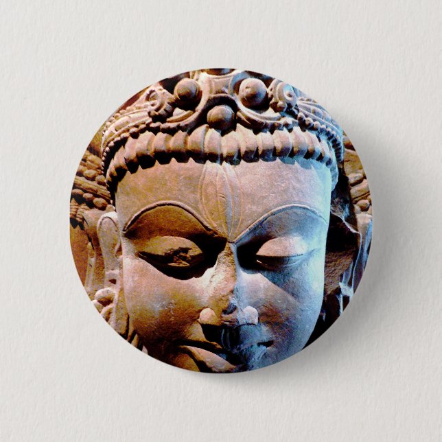 Badge Rond 5 Cm Sourire (Devant)