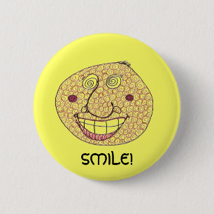 BADGE ROND 5 CM SOURIRE !