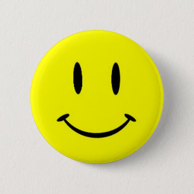 Badge Rond 5 Cm Sourire (Devant)