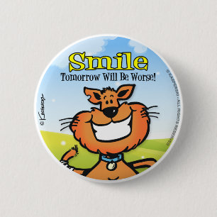 Badge Rond 5 Cm Sourire