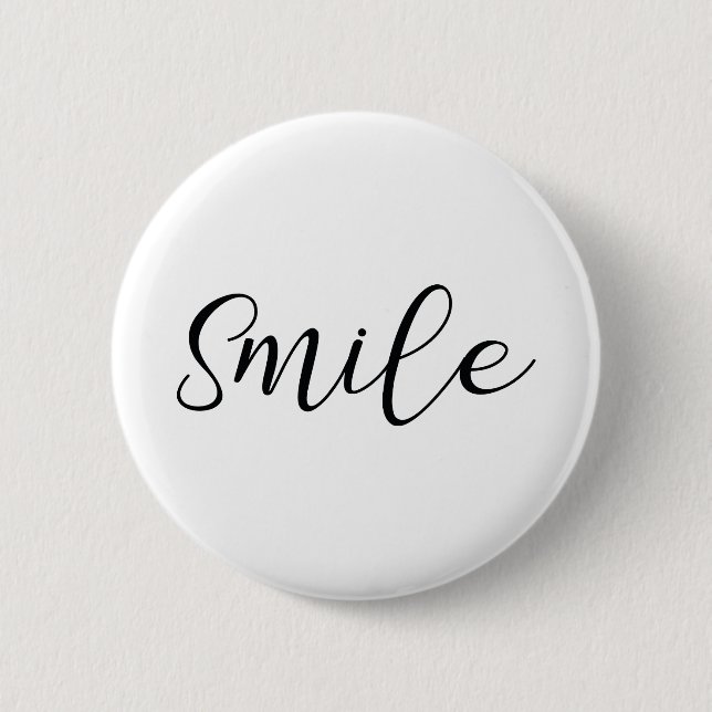 Badge Rond 5 Cm sourire (Devant)