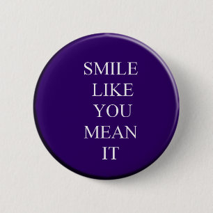 Badge Rond 5 Cm Sourire - bouton