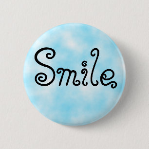 Badge Rond 5 Cm Sourire-bouton