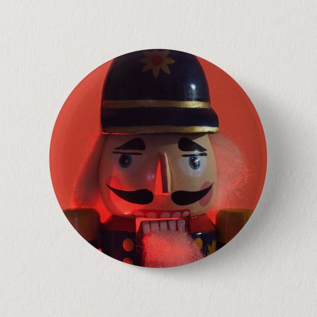 Badge Rond 5 Cm sourire craqué (Devant)