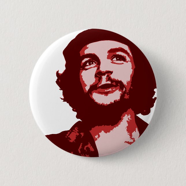 Badge Rond 5 Cm sourire de guevara de che (Devant)