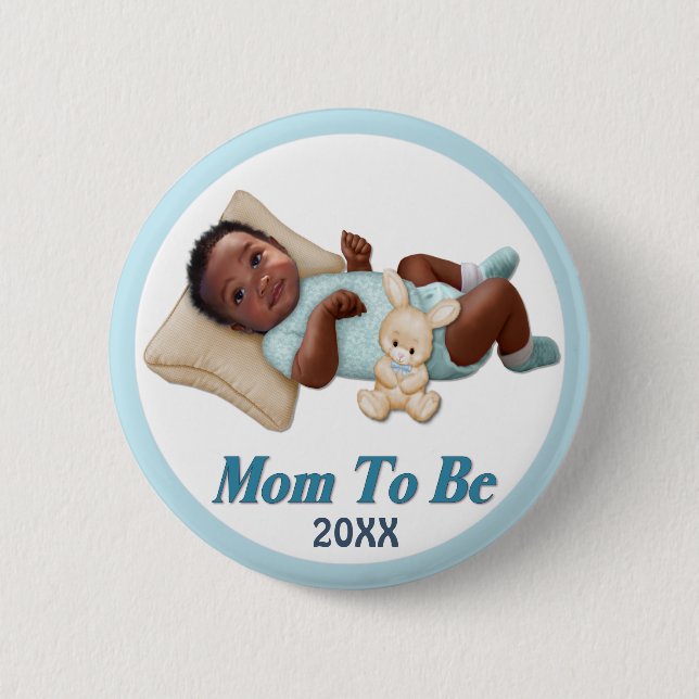 Badge Rond 5 Cm Sourires doux - Maman à être (Devant)