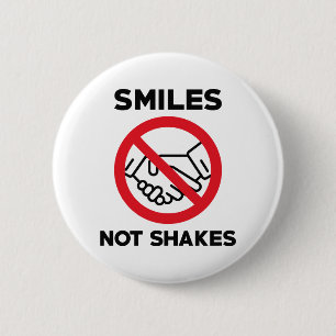 Badge Rond 5 Cm Sourires pas trembler
