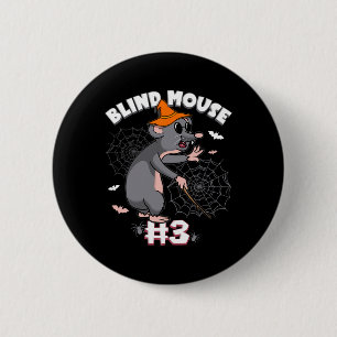 Badge Rond 5 Cm Souris aveugle #3 Famille du groupe fantôme d'Hall