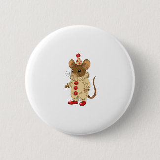 Badge Rond 5 Cm souris clown