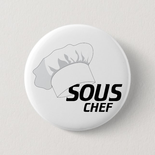 Badge Rond 5 Cm Sous Chef (Devant)