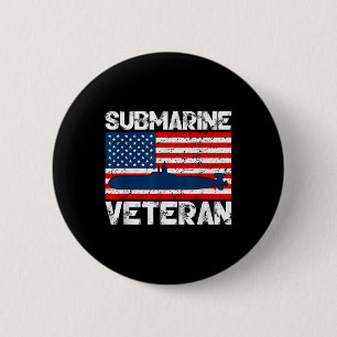 Badge Rond 5 Cm Sous-marin Soldat sous-marin